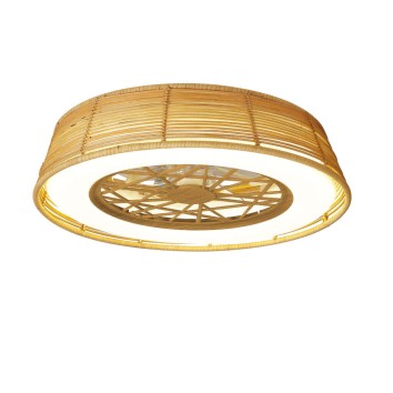 Plafón LED 55W Ventilador 25W serie INDONESIA MINI Rota - 56x20h