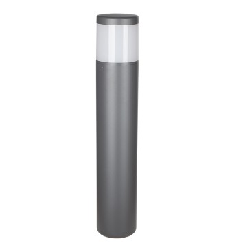 Baliza exterior E27 IP65 serie CHICAGO Gris Oscuro - 12x65h
