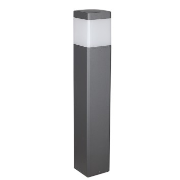 Baliza exterior E27 IP65 serie CHICAGO Gris Oscuro - 11x11x65h