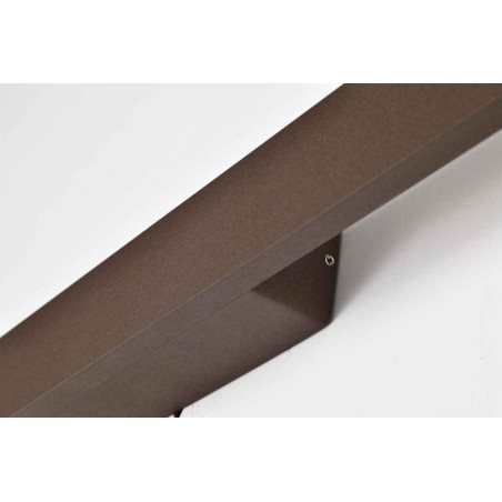 Aplique exterior LED  IP54 serie LOTUS Corten - 124x1.2x5.2h