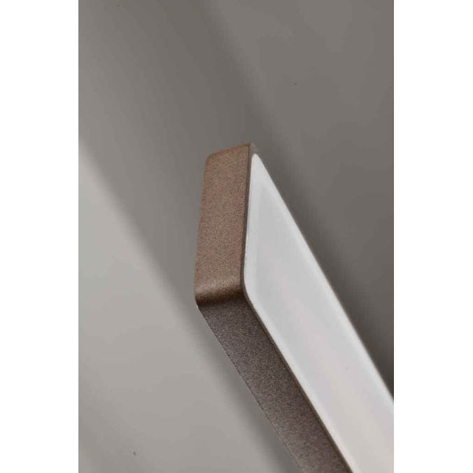 Aplique exterior LED  IP54 serie LOTUS Corten - 144x1.2x5.2h