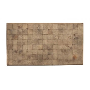 Cabezales y mesitas  color natural. Tablero dmf chapado en madera de abeto. 109X5X60h 2