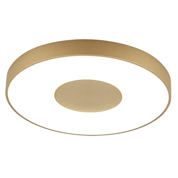 Plafón LED 100W 2700K-5000K Control Remoto serie COIN REDONDO Oro - 65x7h
