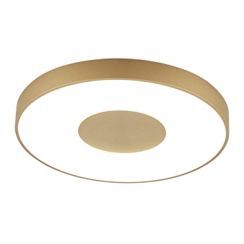 Plafón LED 80W 2700K-5000K Control Remoto serie COIN REDONDO Oro - 50x6.8h