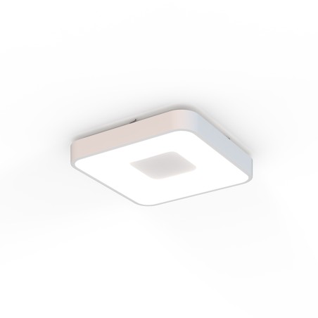 Plafón LED 56W 2700K-5000K Control Remoto serie COIN CUADRADO Blanco - 34x34x7h