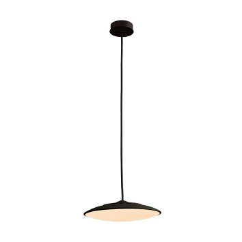 Lámpara LED 16W 3000K serie SLIM Negro - 25x20-150h