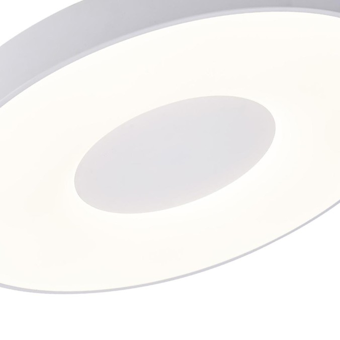 Plafón LED 100W 2700K-5000K Control Remoto serie COIN REDONDO Blanco - 65x7h