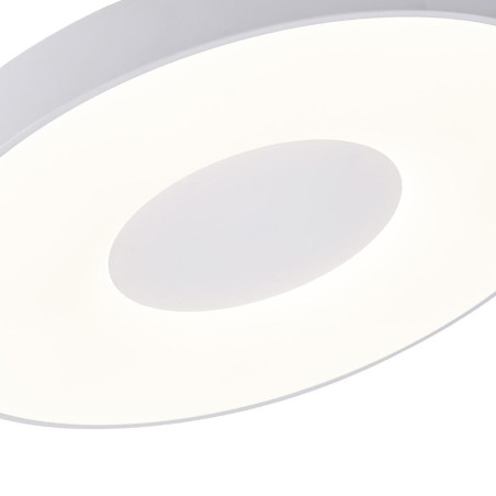 Plafón LED 100W 2700K-5000K Control Remoto serie COIN REDONDO Blanco - 65x7h