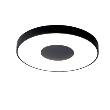 Plafón LED 100W 2700K-5000K Control Remoto serie COIN REDONDO Negro - 65x7h