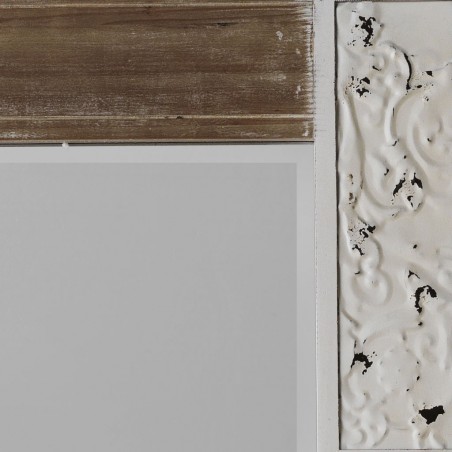 Espejo vintage 70x90cm madera abeto y mdf