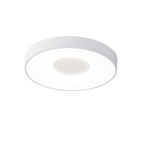 Plafón LED 80W 2700K-5000K Control Remoto serie COIN REDONDO Blanco - 50x6.8h