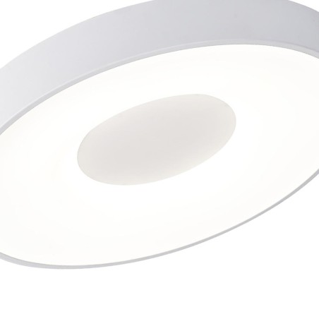Plafón LED 80W 2700K-5000K Control Remoto serie COIN REDONDO Blanco - 50x6.8h