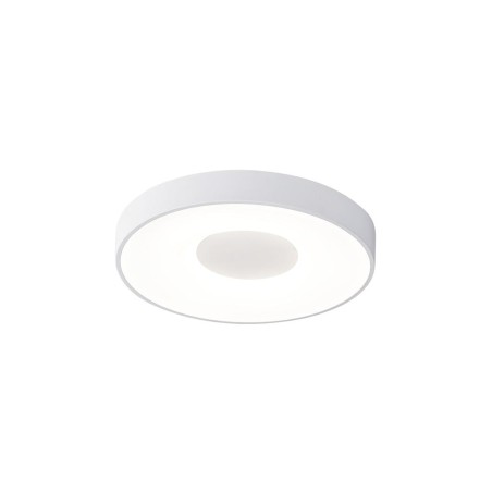 Plafón LED 56W 2700K-5000K Control Remoto serie COIN REDONDO Blanco - 38x6.8h