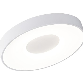 Plafón LED 56W 2700K-5000K Control Remoto serie COIN REDONDO Blanco - 38x6.8h 2
