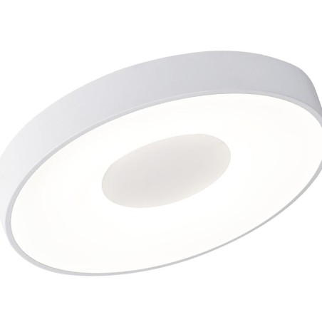 Plafón LED 56W 2700K-5000K Control Remoto serie COIN REDONDO Blanco - 38x6.8h