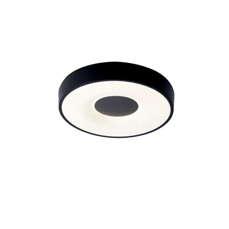 Plafón LED 56W 2700K-5000K Control Remoto serie COIN REDONDO Negro - 38x6.8h
