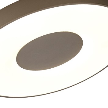 Plafón LED 100W 2700K-5000K Control Remoto serie COIN REDONDO Arena - 65x7h 2