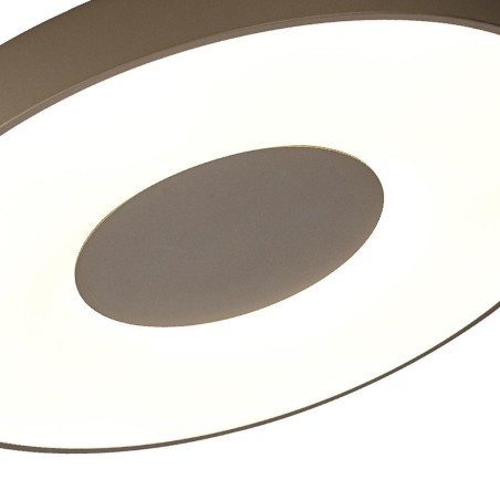 Plafón LED 100W 2700K-5000K Control Remoto serie COIN REDONDO Arena - 65x7h