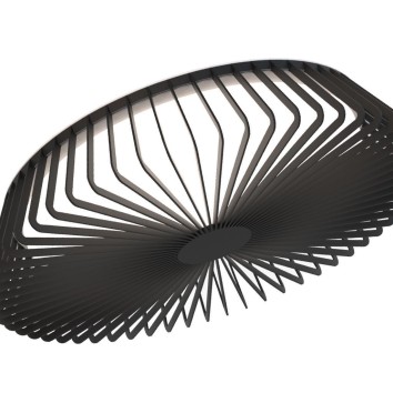 Plafón LED 56W 3000K serie HIMALAYA CEILING Negro - 53x13h 2