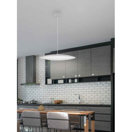 Lámpara LED 50W 4000K serie SLIM Blanco - 46x20-150h