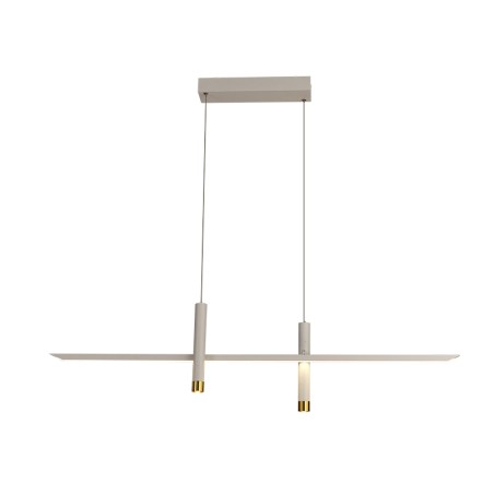 Lámpara LED 30W 3000K serie ESPARTA Blanco+Oro - 103x7x150h