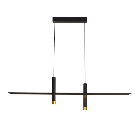 Lámpara LED 30W 3000K serie ESPARTA Negro+Oro - 103x7x150h