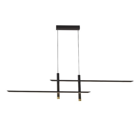 Lámpara LED 50W 3000K serie ESPARTA Negro+Oro - 151x7x150h