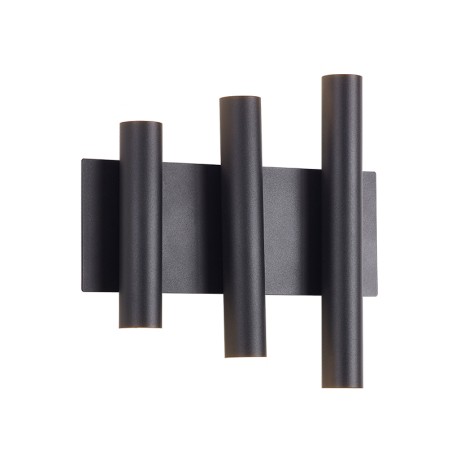 Aplique LED 36W 3000K serie CALA Negro - 28x6.6x30h