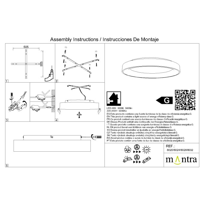 Plafón LED serie NISEKO Blanco - 65x9.5h Plafón LED serie NISEKO Blanco - 65x9.5h