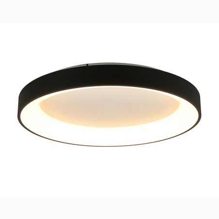 Plafón LED serie NISEKO Negro - 65x9.5h