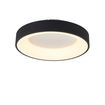Plafón LED serie NISEKO Negro - 45x9.5h