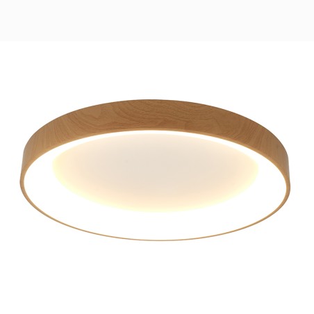 Plafón LED serie NISEKO Madera - 65x9.5h