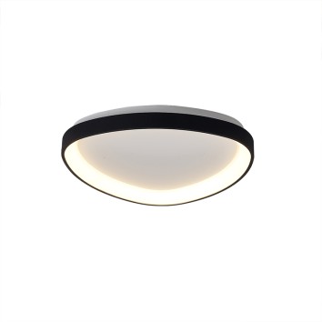 Plafón LED serie NISEKO Negro - 42.1x42.1x6.1h