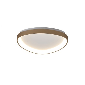 Plafón LED serie NISEKO Oro - 42.1x42.1x6.1h