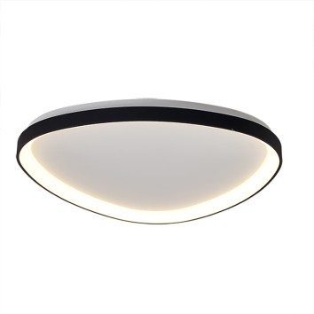 Plafón LED serie NISEKO Negro - 61.1x60.5x6.1h