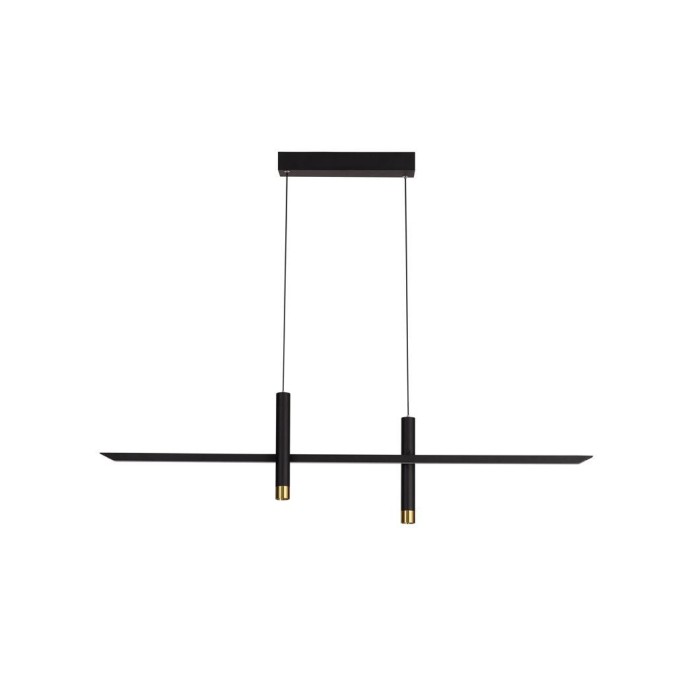 Lámpara LED 30W 3000K serie ESPARTA Negro+Oro - 103x7x150h