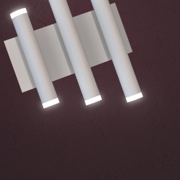 Aplique LED 36W 3000K serie CALA Blanco - 28x6.6x30h 2