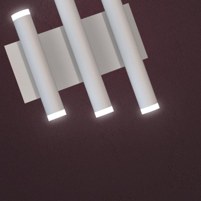 Aplique LED 36W 3000K serie CALA Blanco - 28x6.6x30h