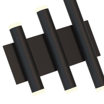 Aplique LED 36W 3000K serie CALA Negro - 28x6.6x30h 2