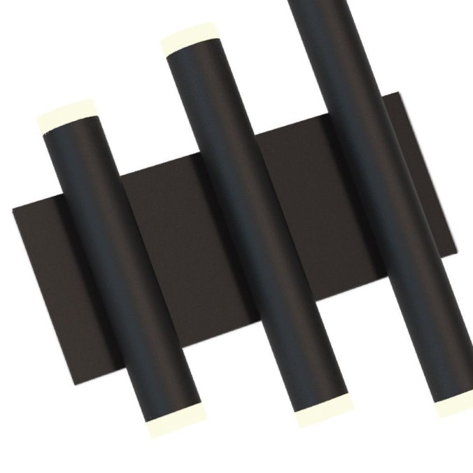 Aplique LED 36W 3000K serie CALA Negro - 28x6.6x30h Aplique LED 36W 3000K serie CALA Negro - 28x6.6x30h