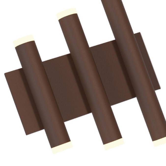 Aplique LED 36W 3000K serie CALA Corten - 28x6.6x30h