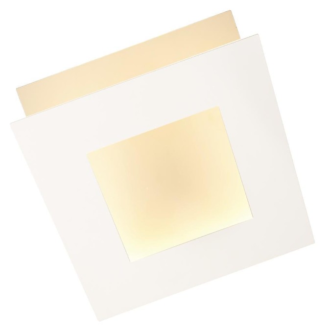 Aplique LED 12W 3000K serie DALIA Blanco - 14x14x6.3h