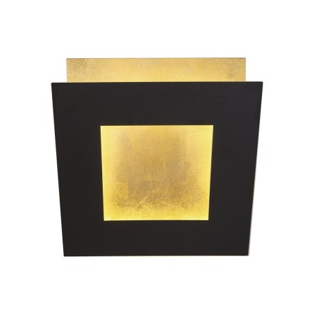 Aplique LED 24W 3000K serie DALIA Negro +Oro - 22x22x6.3h