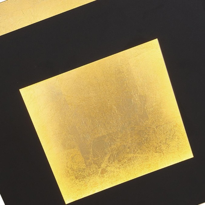 Aplique LED 24W 3000K serie DALIA Negro +Oro - 22x22x6.3h