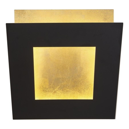 Aplique LED 40W 3000K serie DALIA Negro +Oro - 40x40x8h