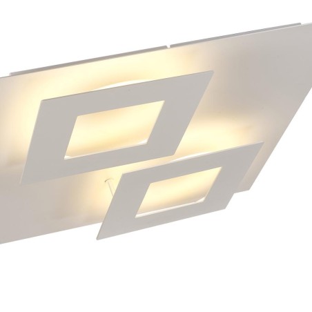 Plafón LED 48W 3000K serie DALIA Blanco - 50x50x7.5h