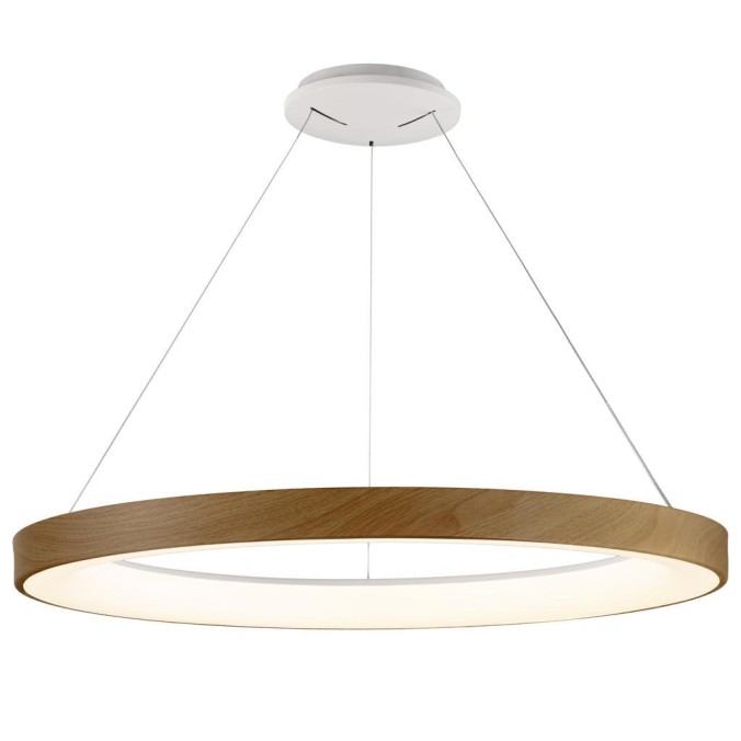 Lámpara LED  Dimable serie NISEKO Madera - 90x50-200h