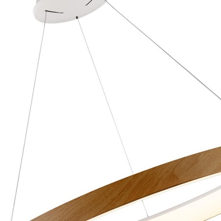 Lámpara LED  Dimable serie NISEKO Madera - 65x50-200h