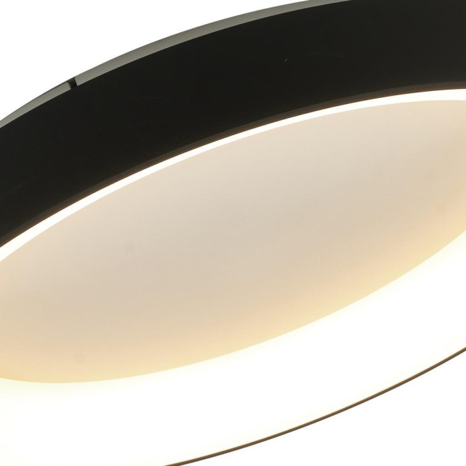 Plafón LED serie NISEKO Negro - 90x9.5h