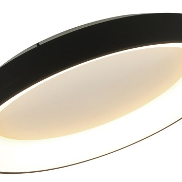 Plafón LED serie NISEKO Negro - 78x9.5h 2